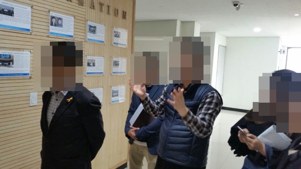 용인정보고등학교 관계자들 빅데이터소프트웨어공학과 방문 활동 사진 1