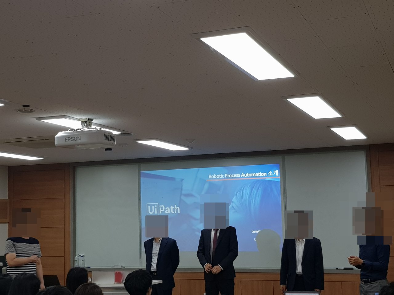 빅데이터소프트웨어공학과 유아이패스코리아로부터 RPA를 주제로 한 특강 활동 사진 1