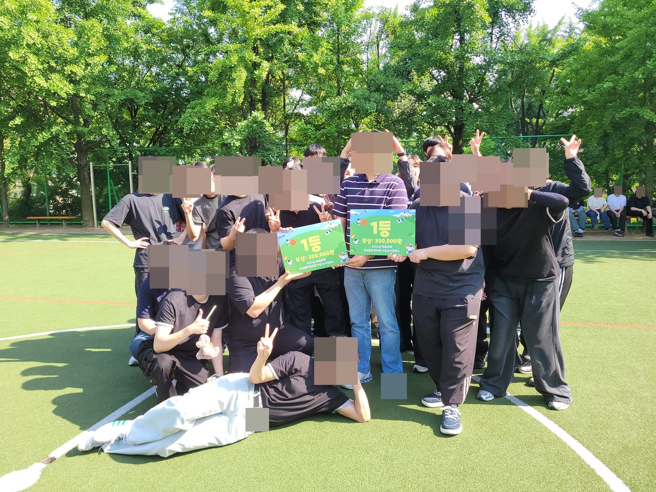 빅데이터소프트웨어과, 2026 명랑운동회 피구·줄다리기 1등 달성 활동 사진(자동 얼굴 모자이크 적용)