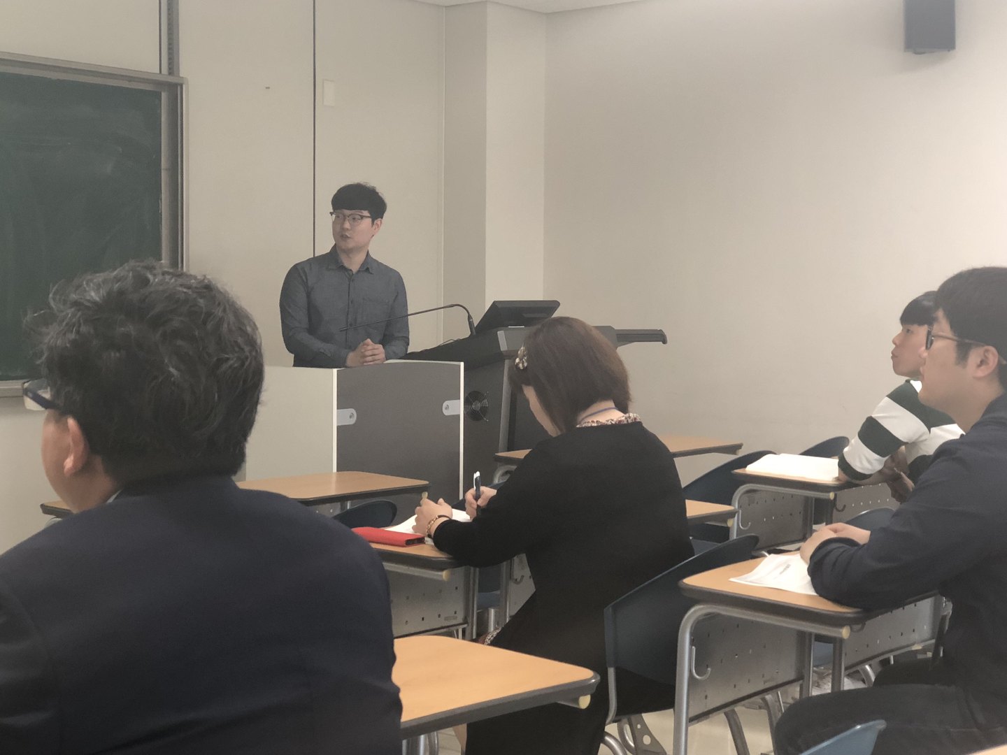 빅데이터소프트웨어공학과 2018년도 춘계종합학술발표회 및 학부·대학(원)생 작품발표회 참가 활동 사진 3