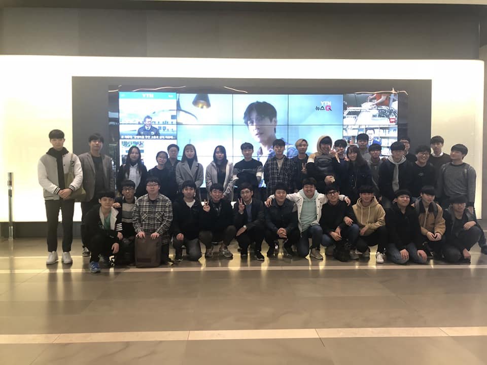 뉴스 전문채널 YTN 견학 활동 사진 1